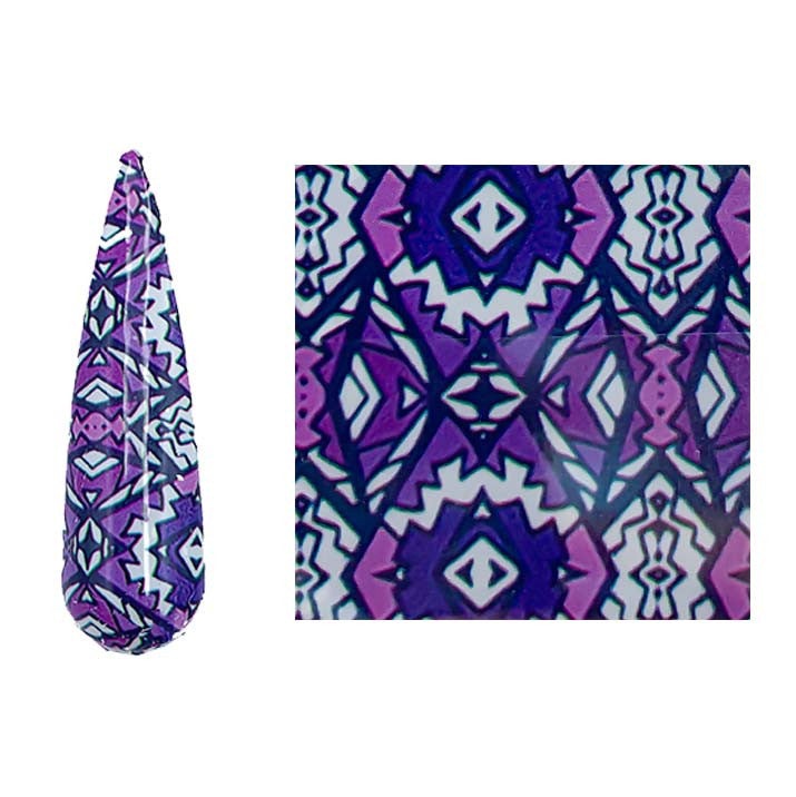 Transfer Foil Design - 138 Diamond Nail Supplies