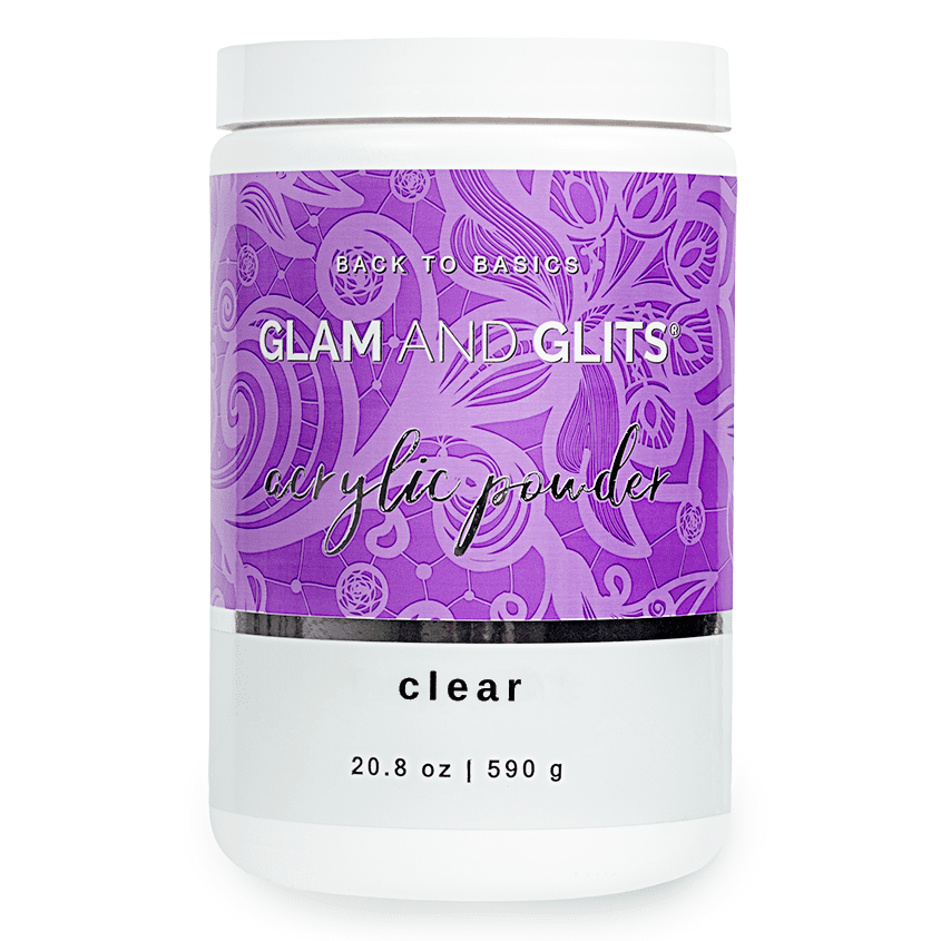 Back To Basics - Clear 590g Diamond Nail Supplies