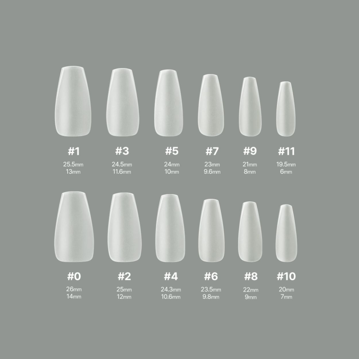 Gel Fit Nail Tips - Square