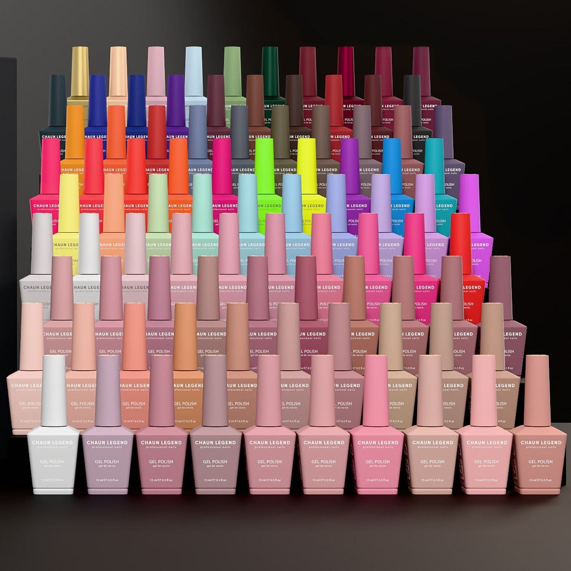 Chaun Legend Gel Polish Collection (90x 15ml Bottles)