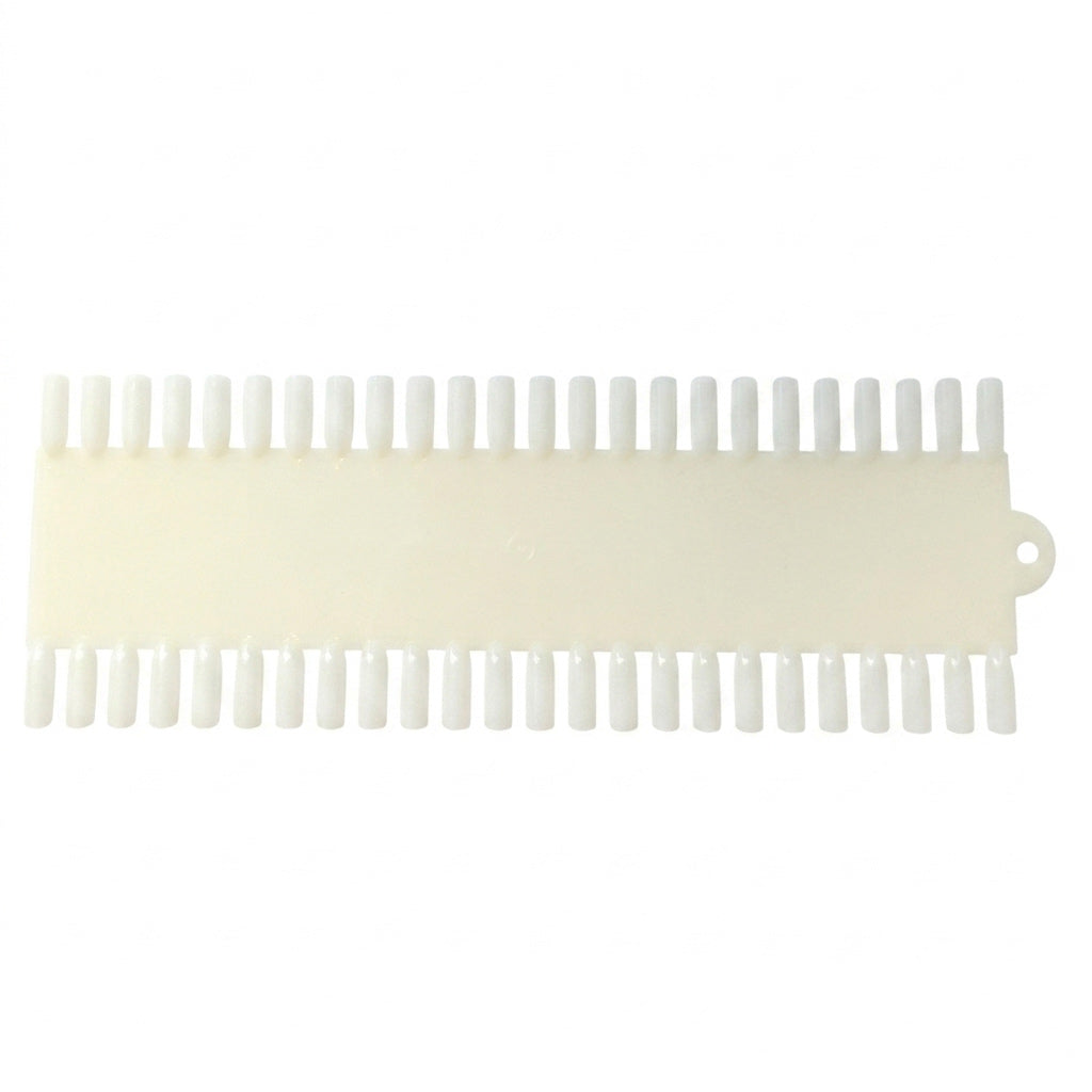 Color Chart Rectangle Long Tips Natural
