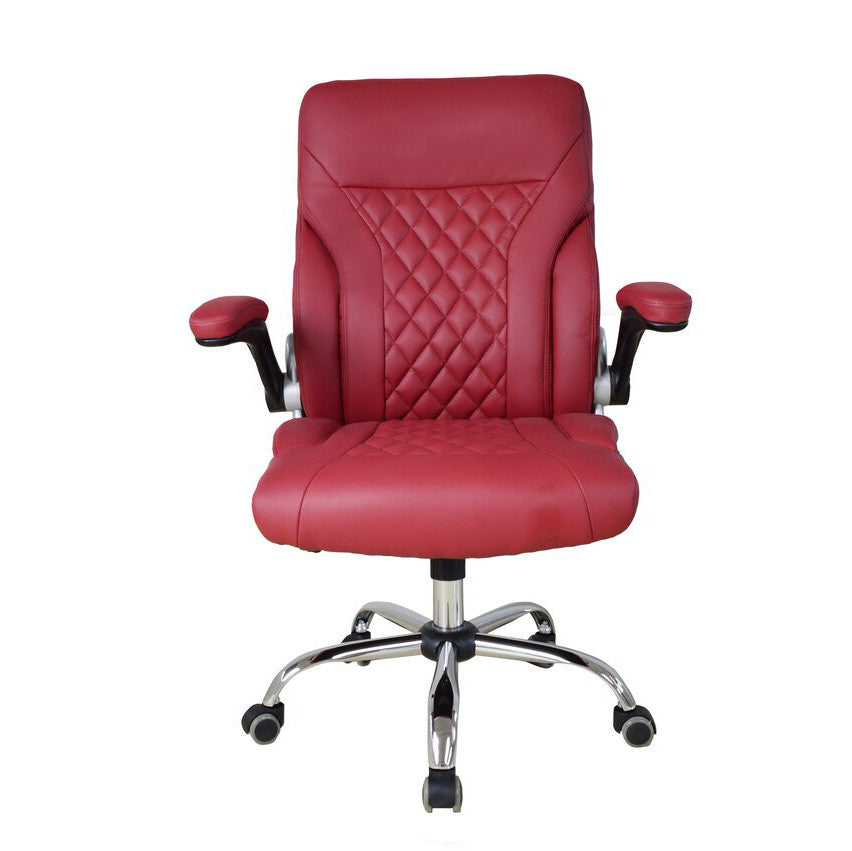 Customer Chair - GY2134 Burgundy Diamond Nail Supplies
