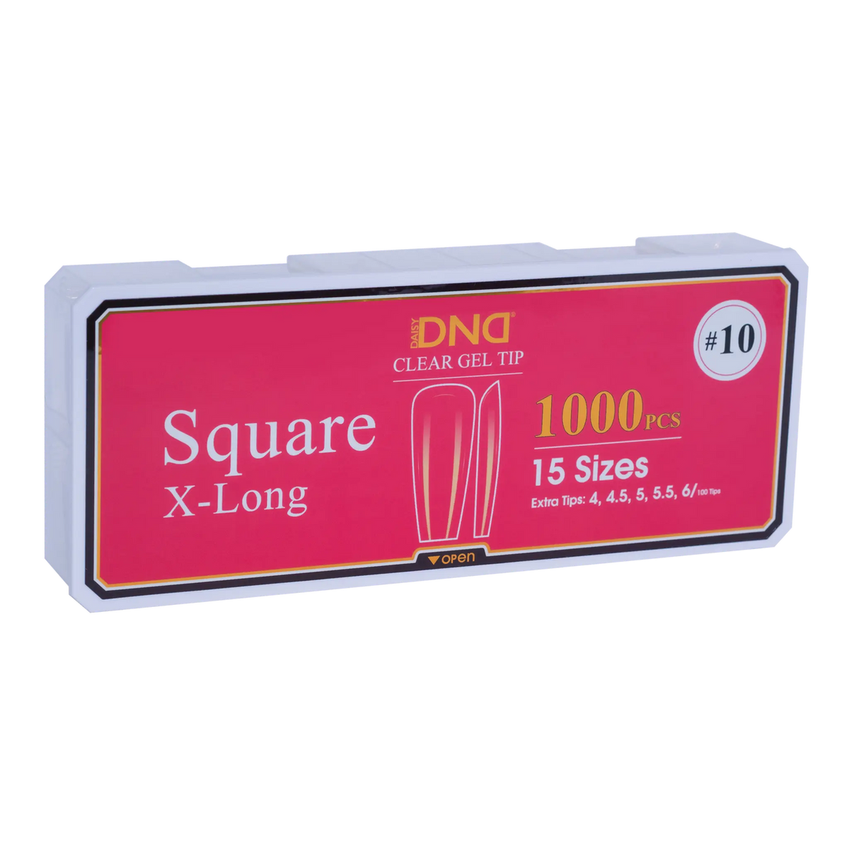 Gel Tips - #10 Square X-Long