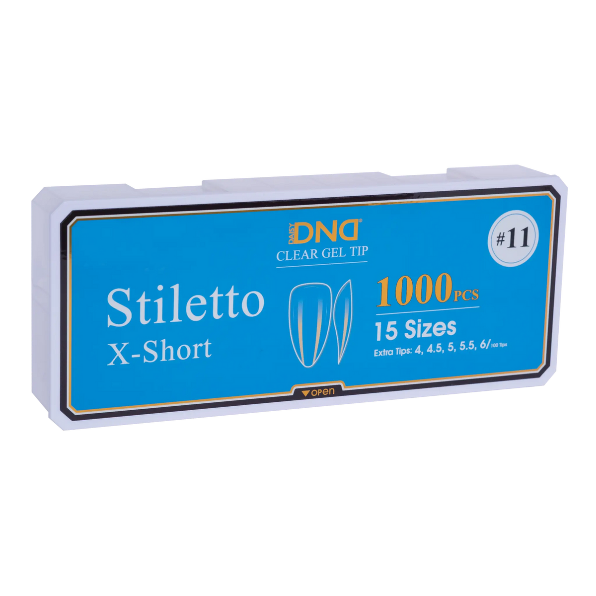 Gel Tips - #11 Stiletto X-Short