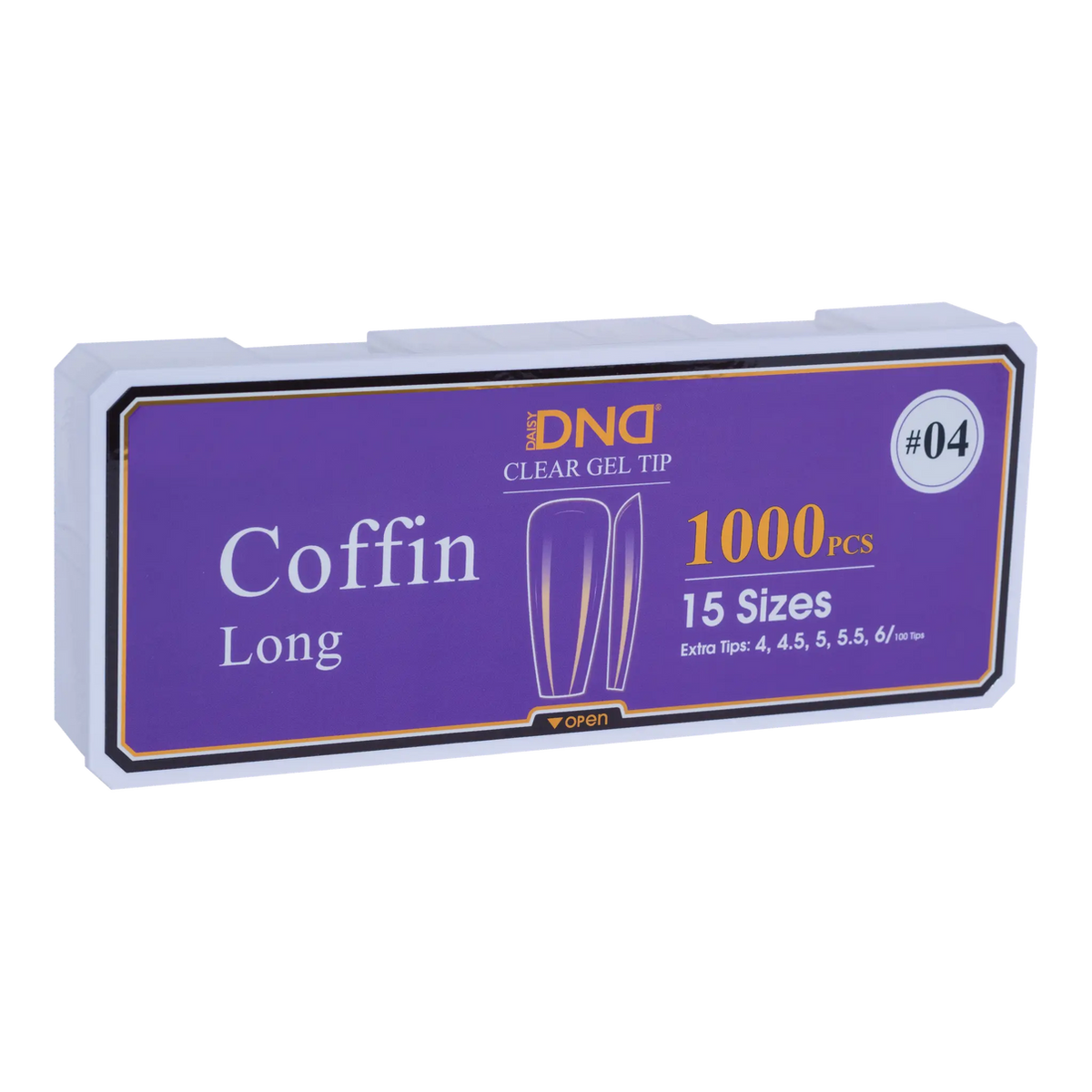 Gel Tips - #04 Coffin Long