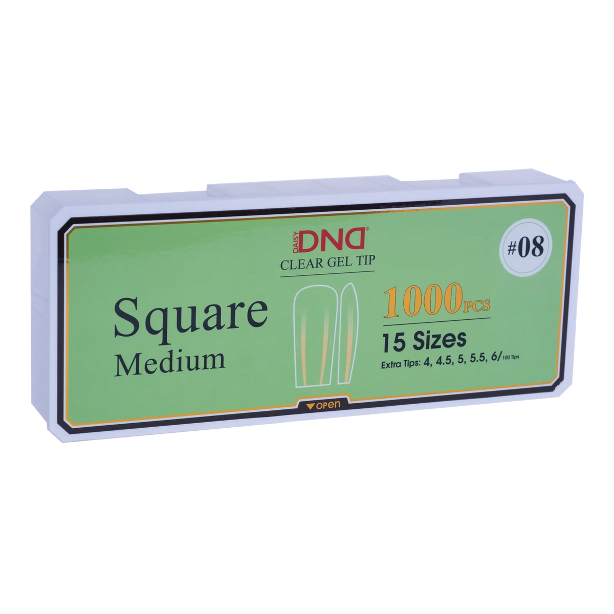 Gel Tips - #08 Square Medium