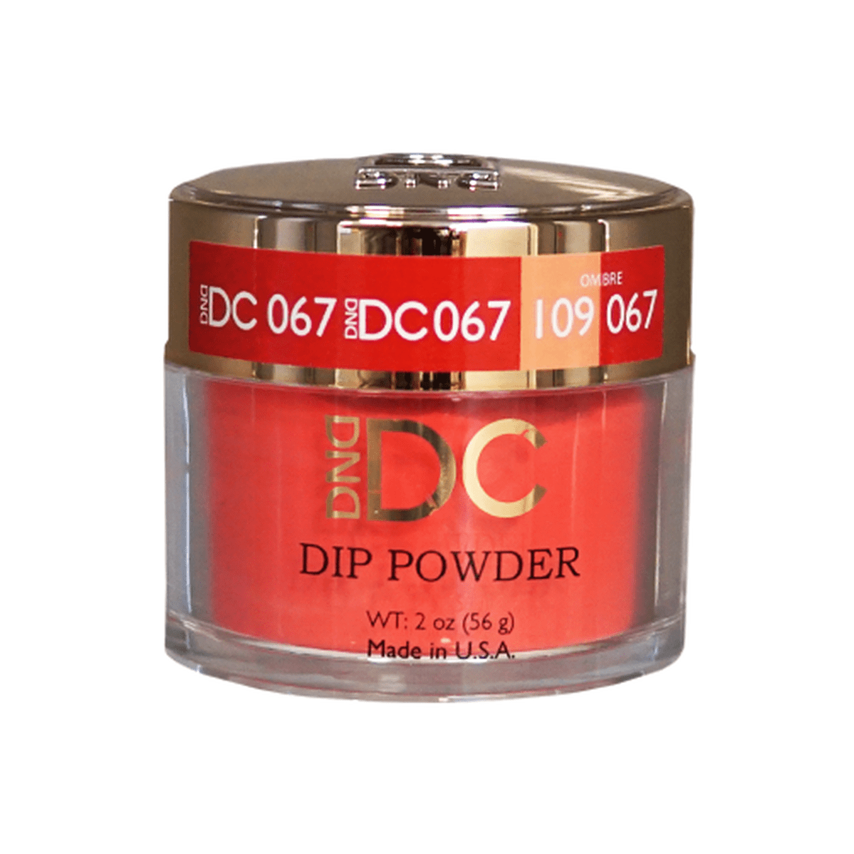 Dip Powder - DC067 Fire Engine Red Diamond Nail Supplies