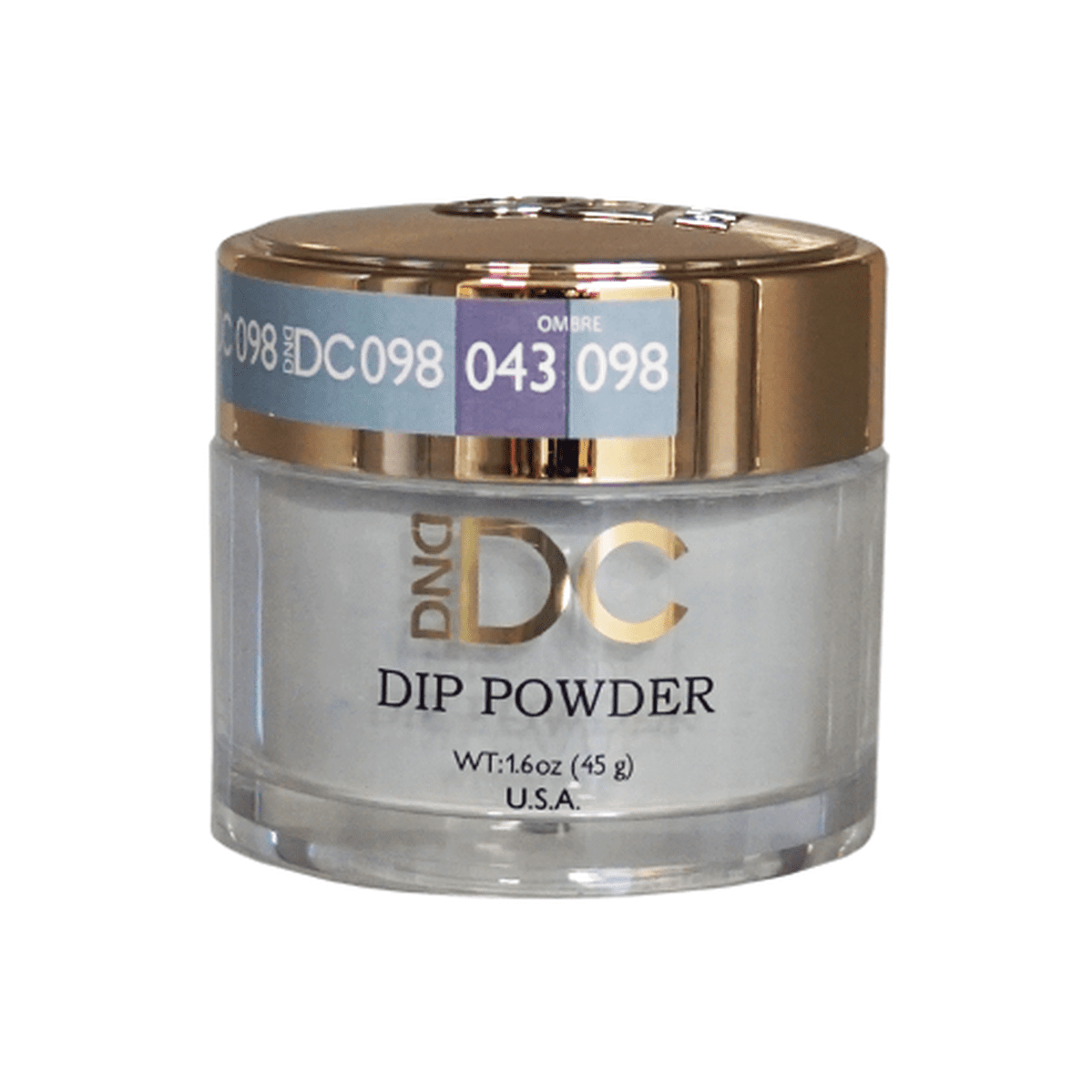 Dip Powder - DC098 Aqua Gray Diamond Nail Supplies