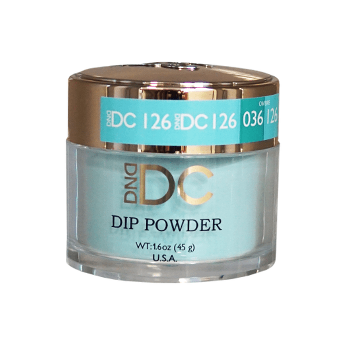 Dip Powder - DC126 Beautiful Teal Diamond Nail Supplies