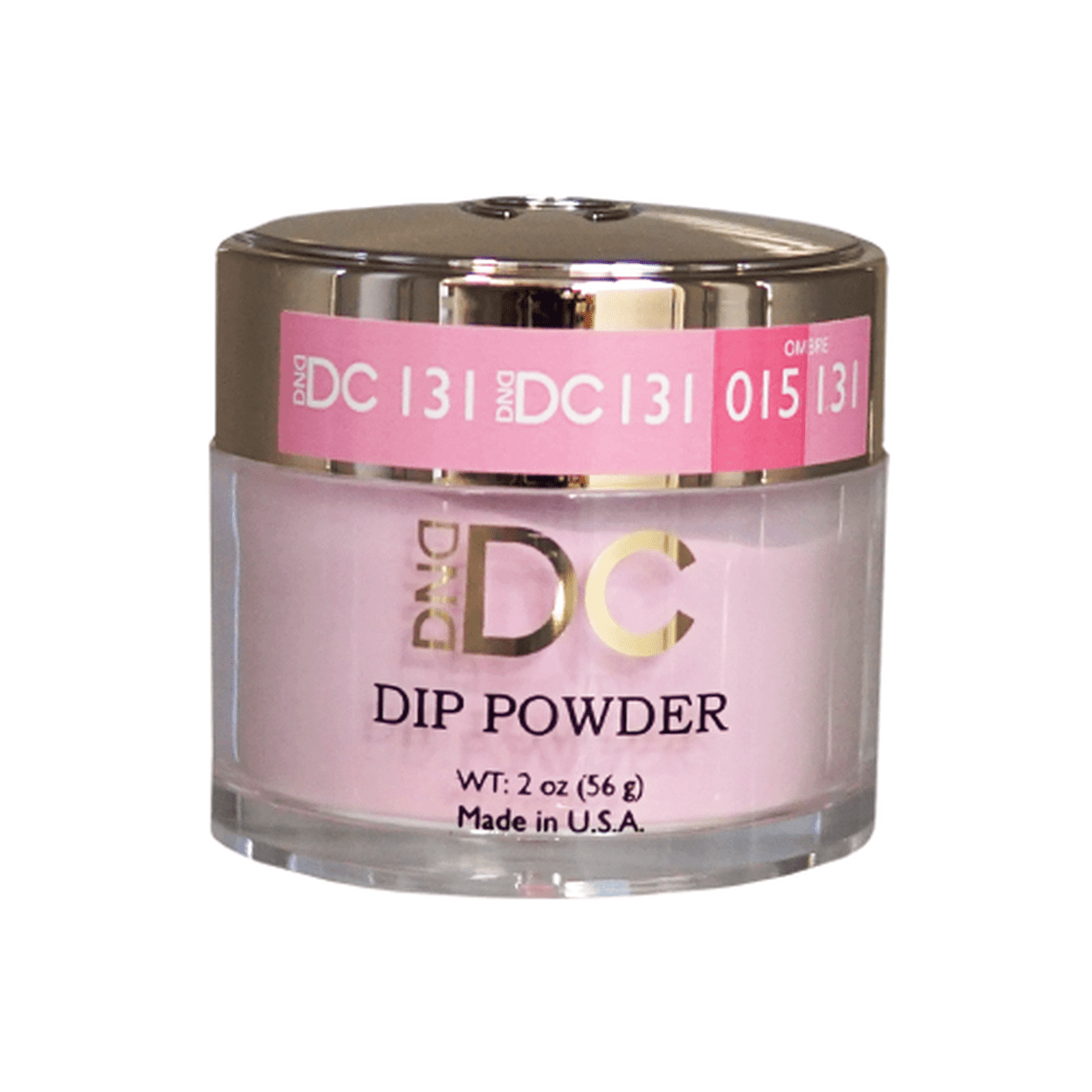 Dip Powder - DC131 White Magenta Diamond Nail Supplies