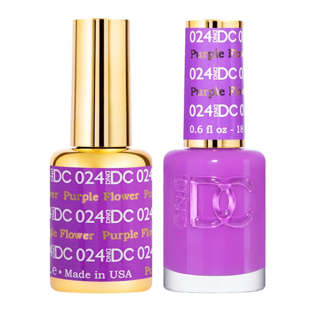 Duo Gel - DC024 Purple Flower Diamond Nail Supplies