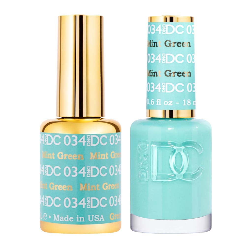 Duo Gel - DC034 Mint Green Diamond Nail Supplies