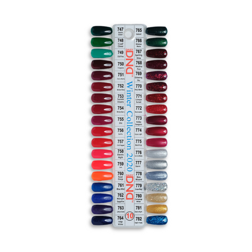 DND Duo Colour Chart Swatches - 10