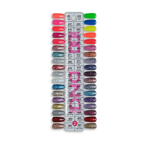 DND Duo Colour Chart Swatches - 2