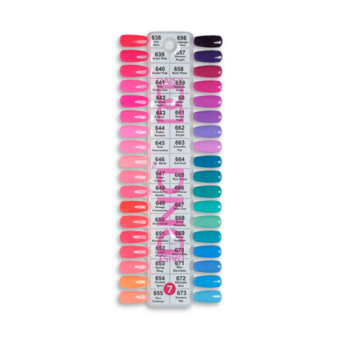 DND Duo Colour Chart Swatches - 7