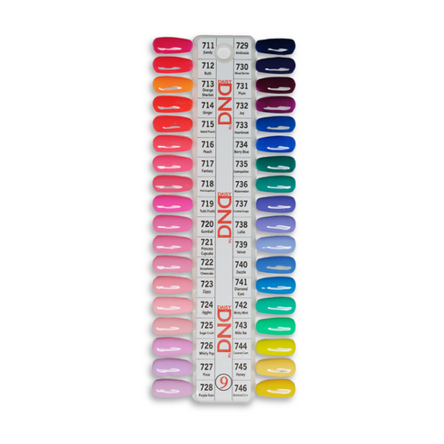 DND Duo Colour Chart Swatches - 9
