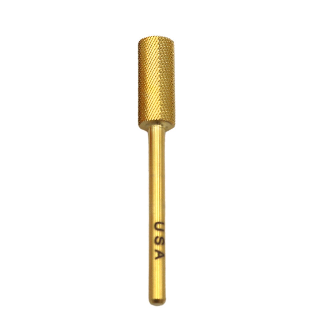 Drill Bit Small Barrel STXF Gold 3/32" Diamond Nail Supplies
