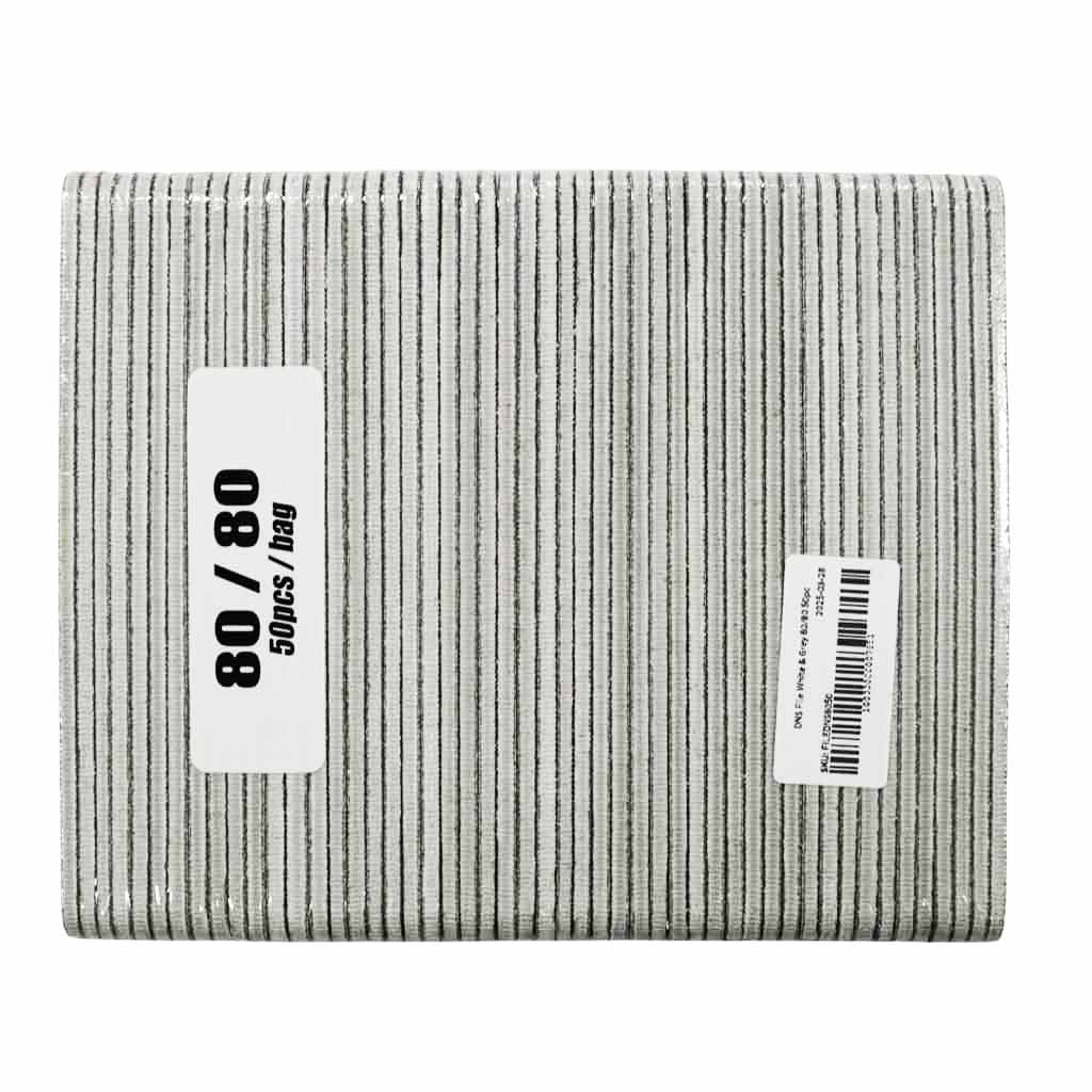 File - White & Grey 80/80 50pc