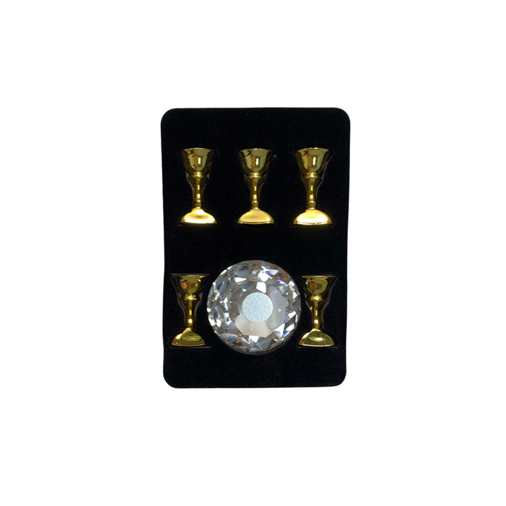 Diamond Nail Holder Magnetic Display Stand - White Diamond Nail Supplies