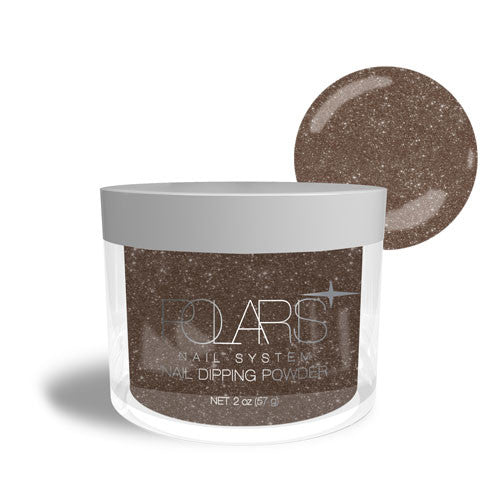 Dip Powder - PPC072 Deep Brown Metalic Diamond Nail Supplies