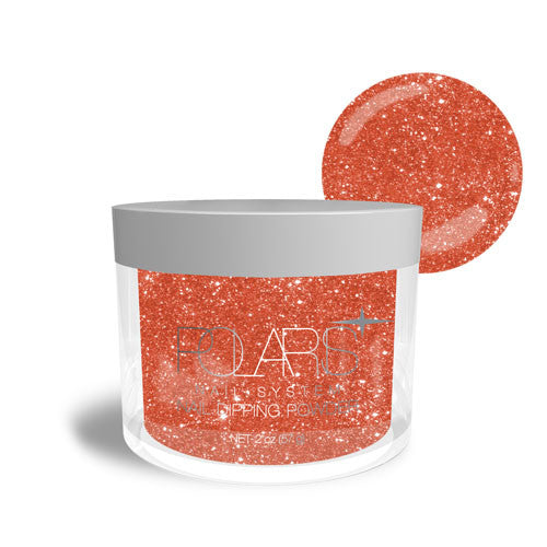 Dip Powder - PPC094 Orange Glitter Diamond Nail Supplies