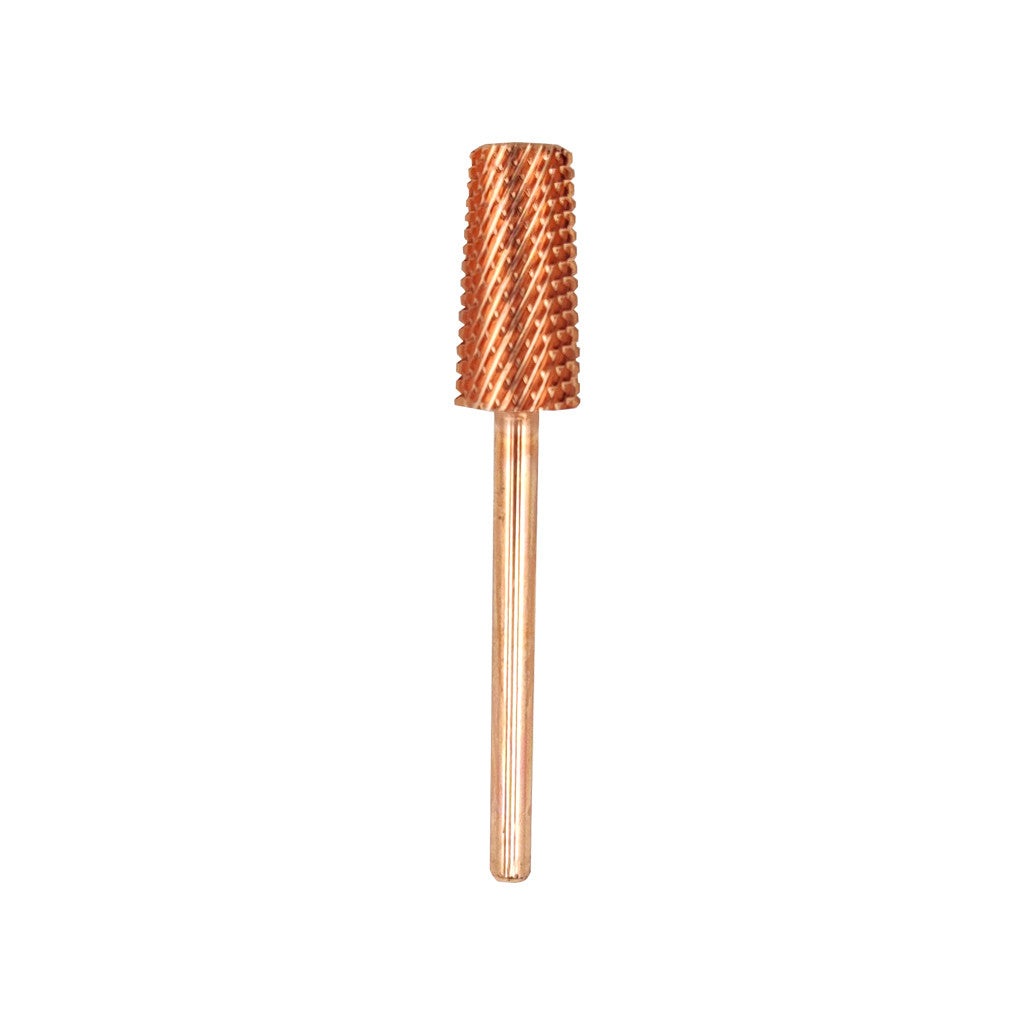 Drill Bit Large Tapered Barrel Medium Rose Gold 3/32" Diamond Nail Supplies