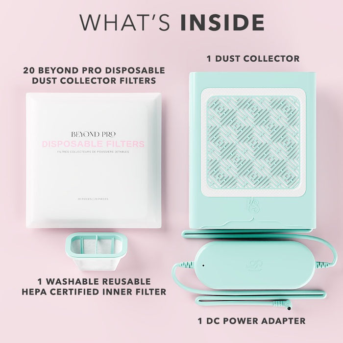 Beyond Pro Nail Dust Collector - Blue Dust Collector