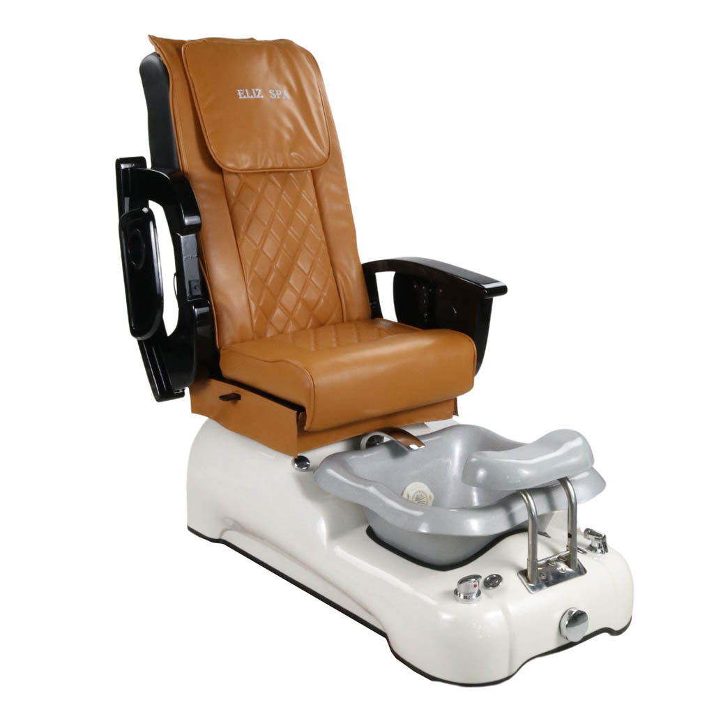Pedicure Spa Chair - Dusk Black | Mustard | White Pedicure Chair