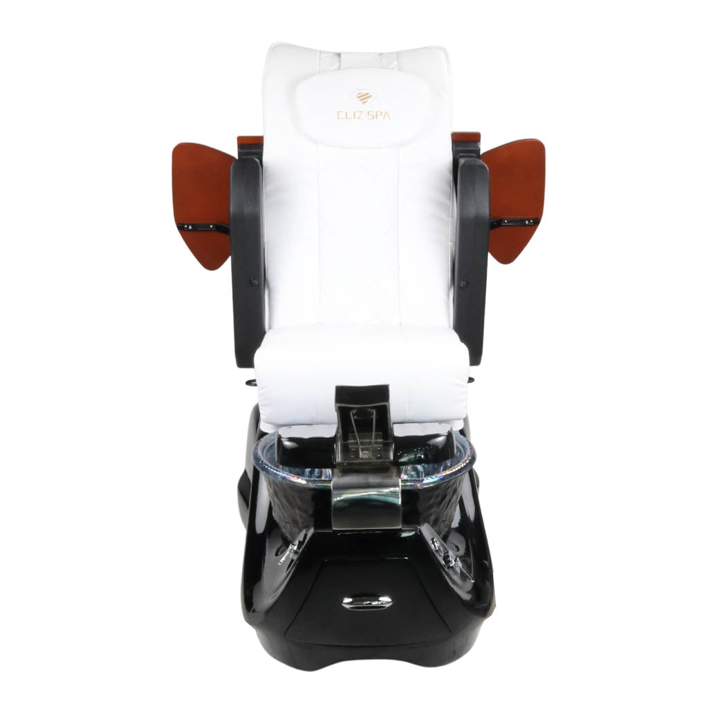 Pedicure Spa Chair - Oracle Wood | White | Black Pedicure Chair