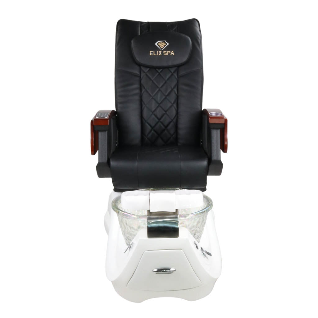 Pedicure Spa Chair - Oracle Wood | Black | White Pedicure Chair
