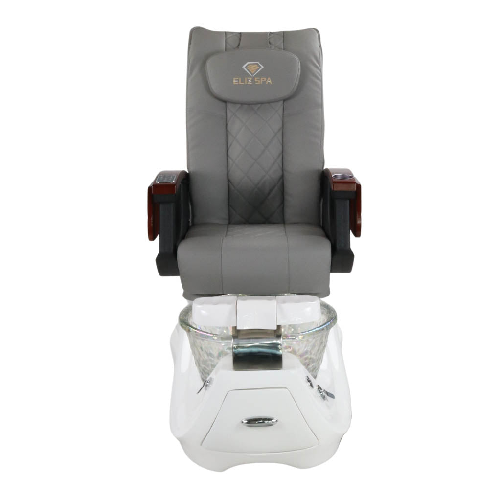 Pedicure Spa Chair - Oracle Wood | Grey | White Pedicure Chair