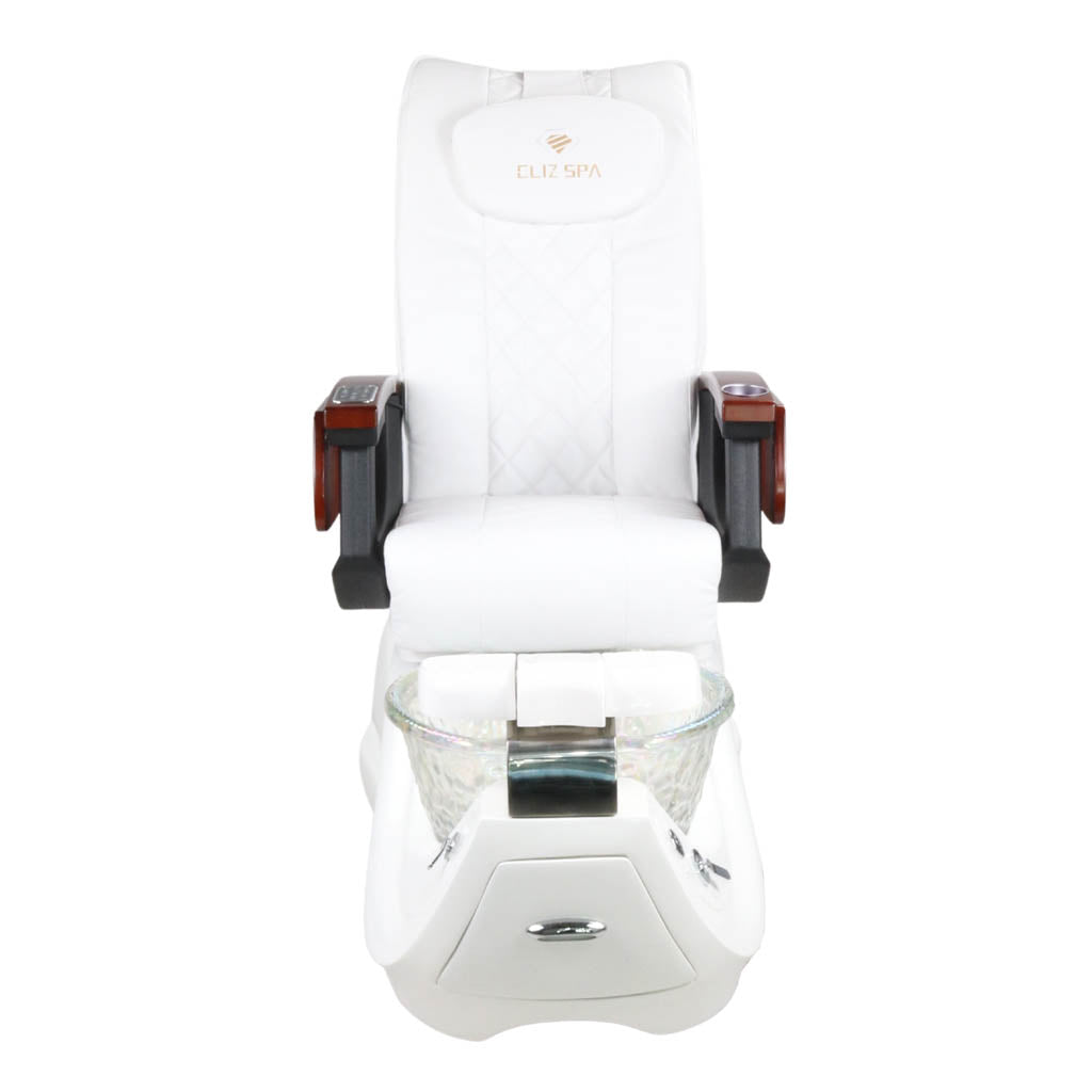 Pedicure Spa Chair - Oracle Wood | White | White Pedicure Chair
