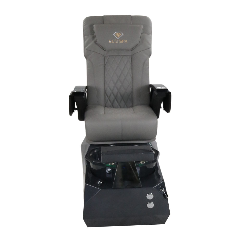 Pedicure Spa Chair - Eclipse Black | Grey | Black Pedicure Chair