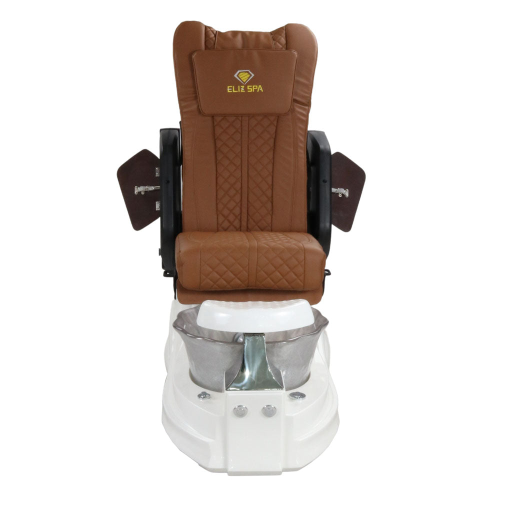 Pedicure Spa Chair - Frost Wood | Cappuccino | White Pedicure Chair
