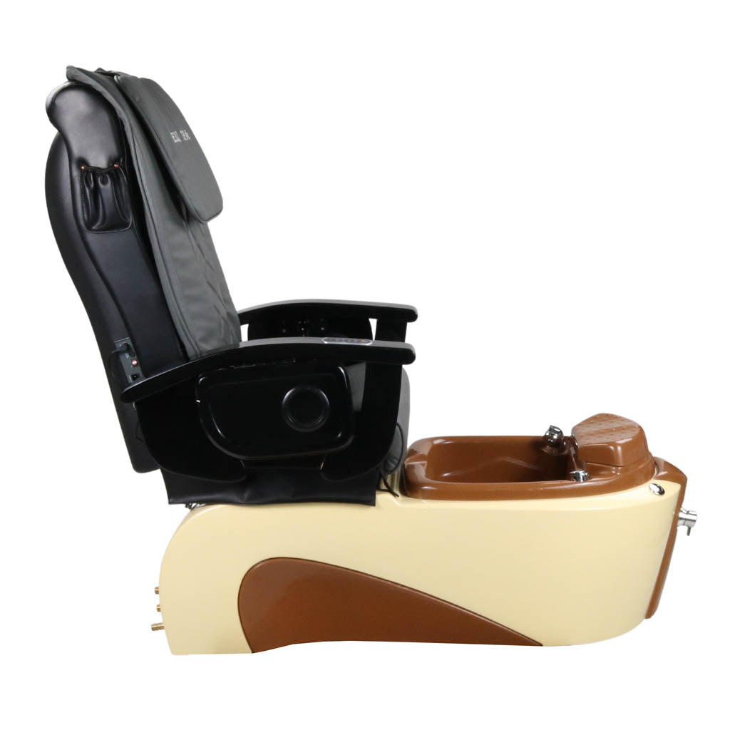 Pedicure Spa Chair - Toffee Black | Grey | Cream Pedicure Chair
