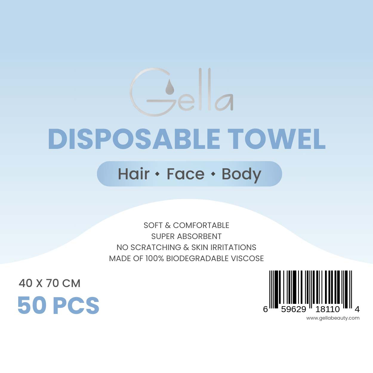 Disposable Towel - White 50pc