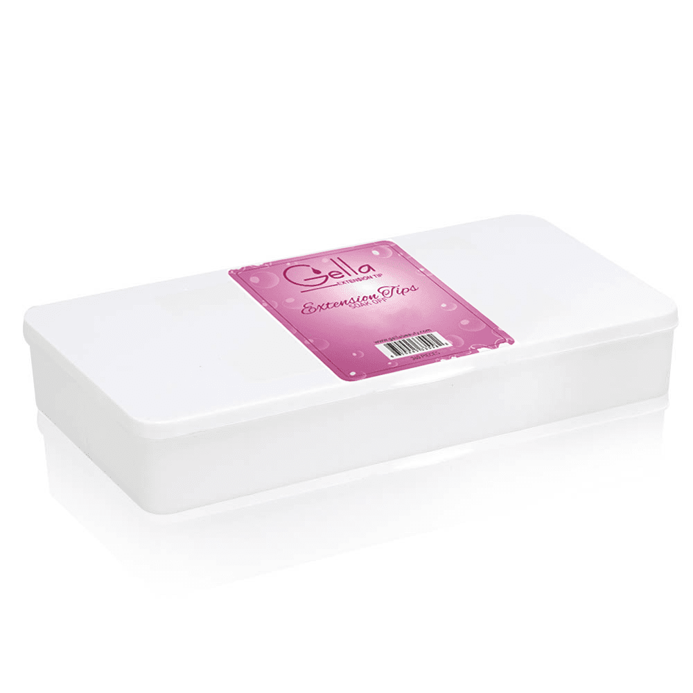 Gella Extension Tip Kit + Studio Lamp Long Stiletto Diamond Nail Supplies