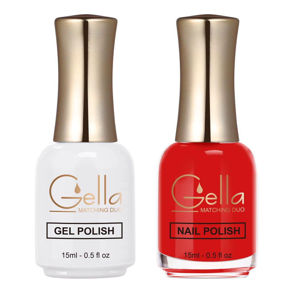 Matching Duo - GN058 Cherry Red Diamond Nail Supplies
