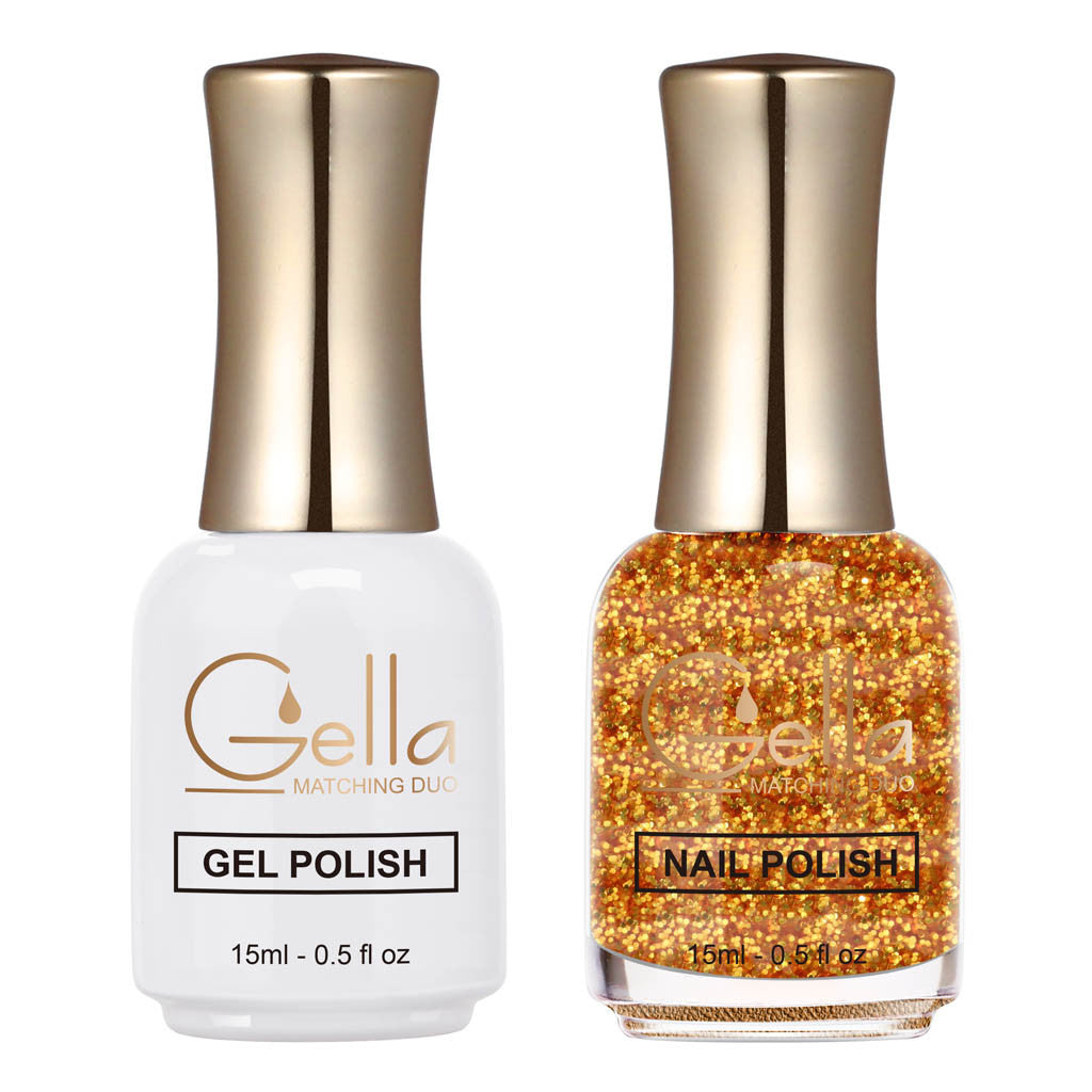 Matching Duo - GN120 Metalic Gold Diamond Nail Supplies