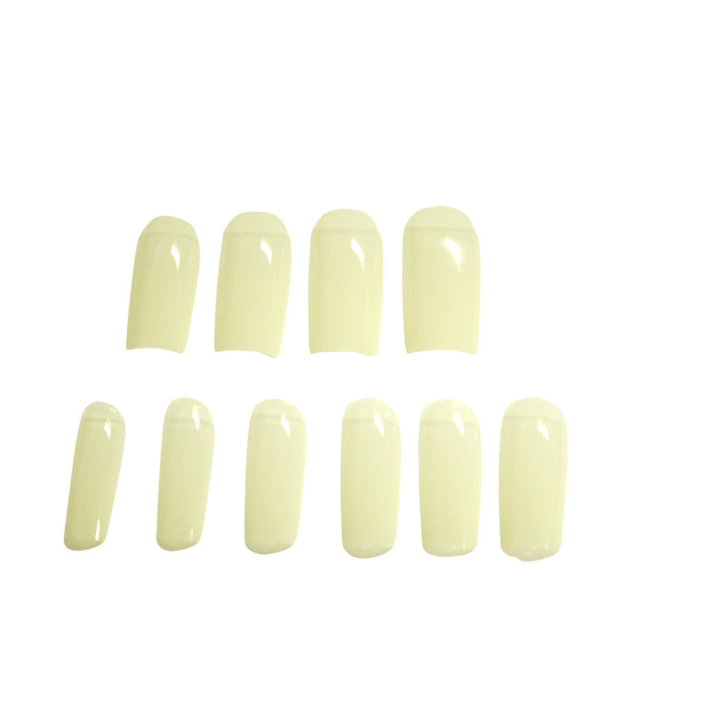 Gella Full Tips Square Medium Natural 1-9 504pc Diamond Nail Supplies