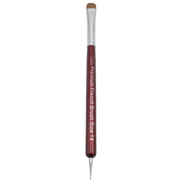 Gella Premium French Brush - Size 14 With Dotter