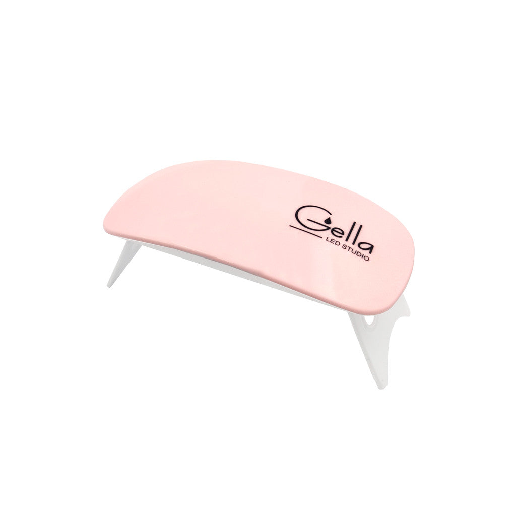 Gella Extension Tip Kit + Studio Lamp Medium Almond Diamond Nail Supplies