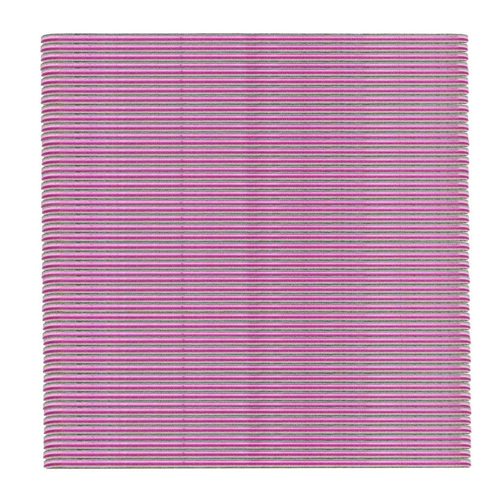 Gella Straight Zebra Pro File White & Pink 80/80 Diamond Nail Supplies