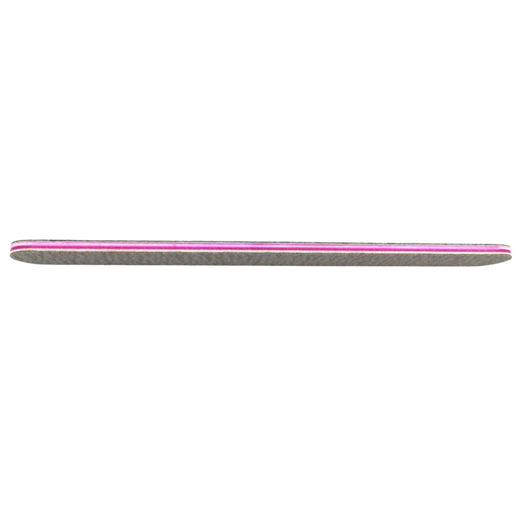 Gella Straight Zebra Pro File White & Pink 80/80 Diamond Nail Supplies