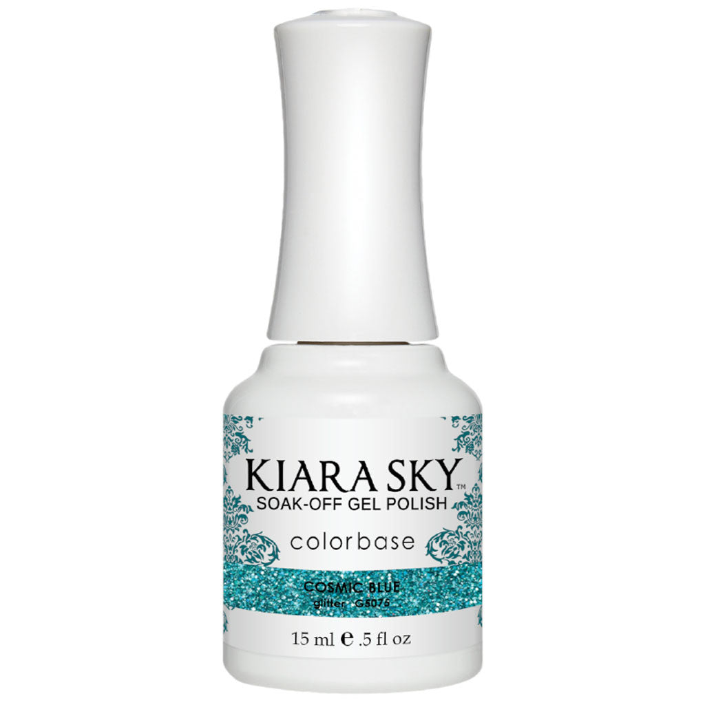 Gel Polish - G5075 Cosmic Blue Diamond Nail Supplies