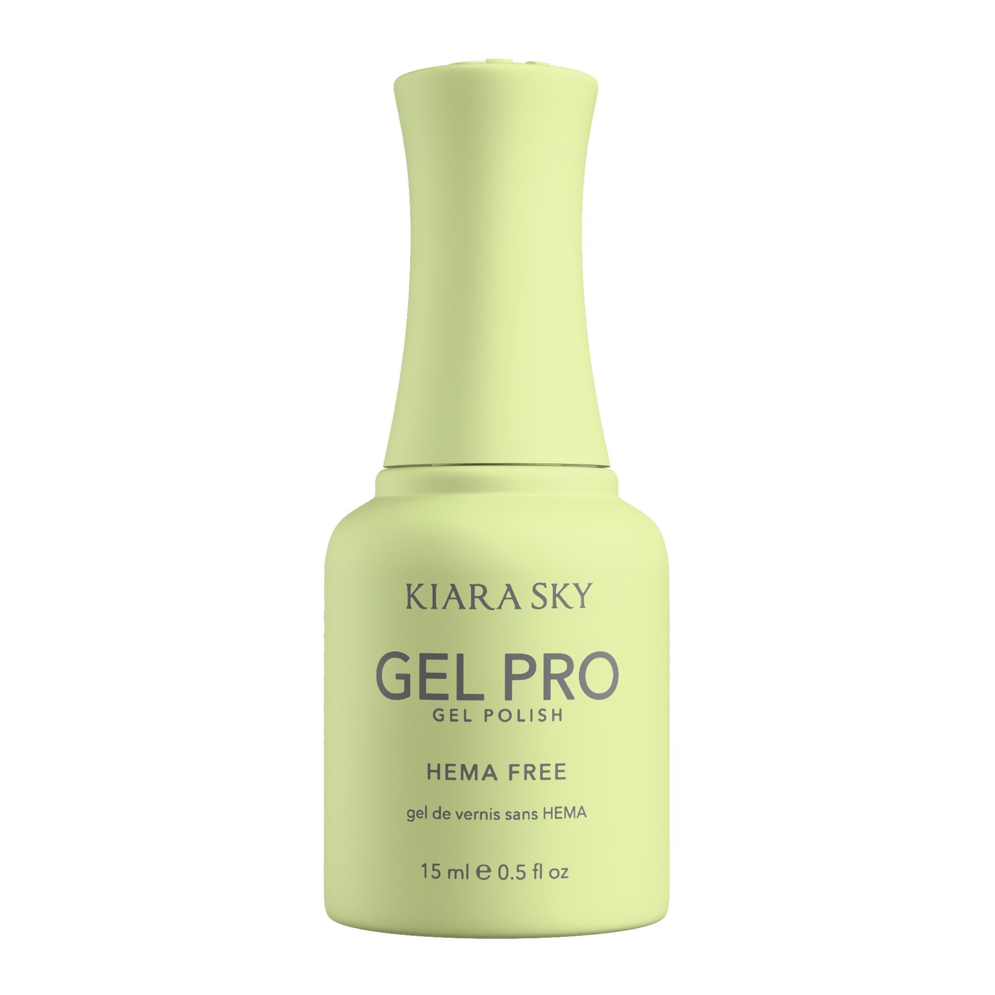 Kiara Sky Gel Pro Gel Polish Matcha Melt HFG153. HEMA-free gel polish, 15 ml (0.5 fl oz), featured as a product for the Spring 2026 collection.