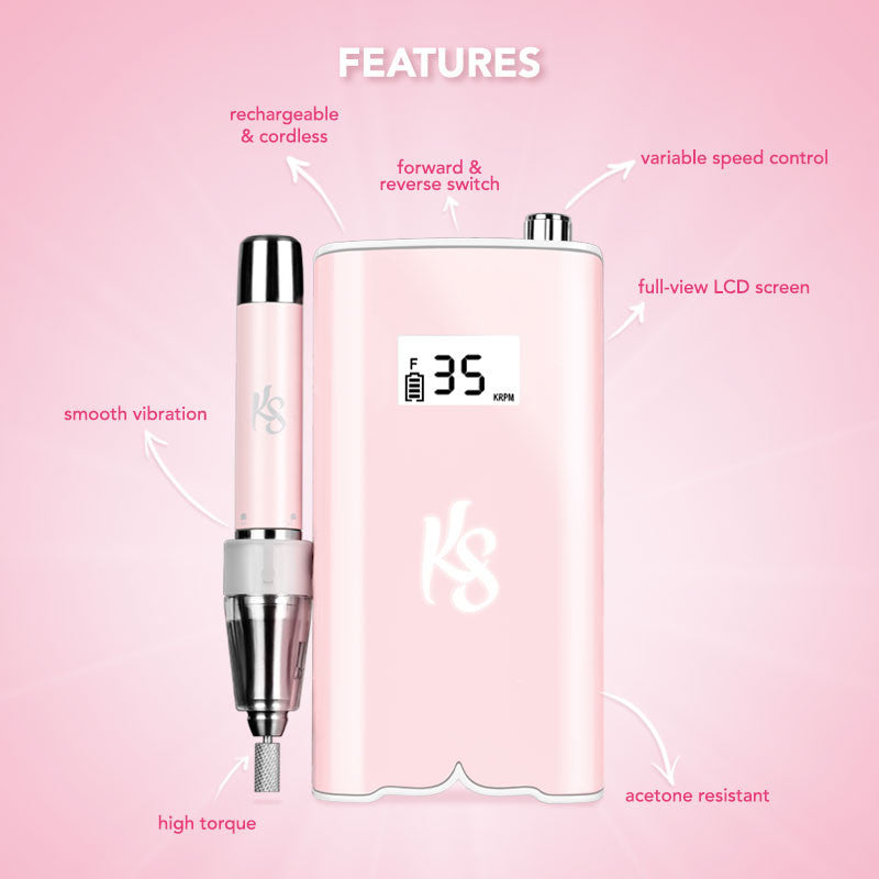 Beyond PRO Portable Drill Pink