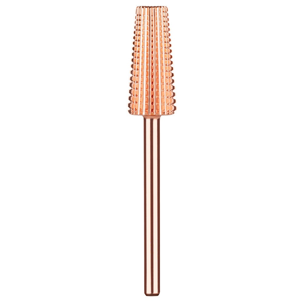 Drill Bit 5 IN 1 Medium Rose Gold 3/32" Diamond Nail Supplies