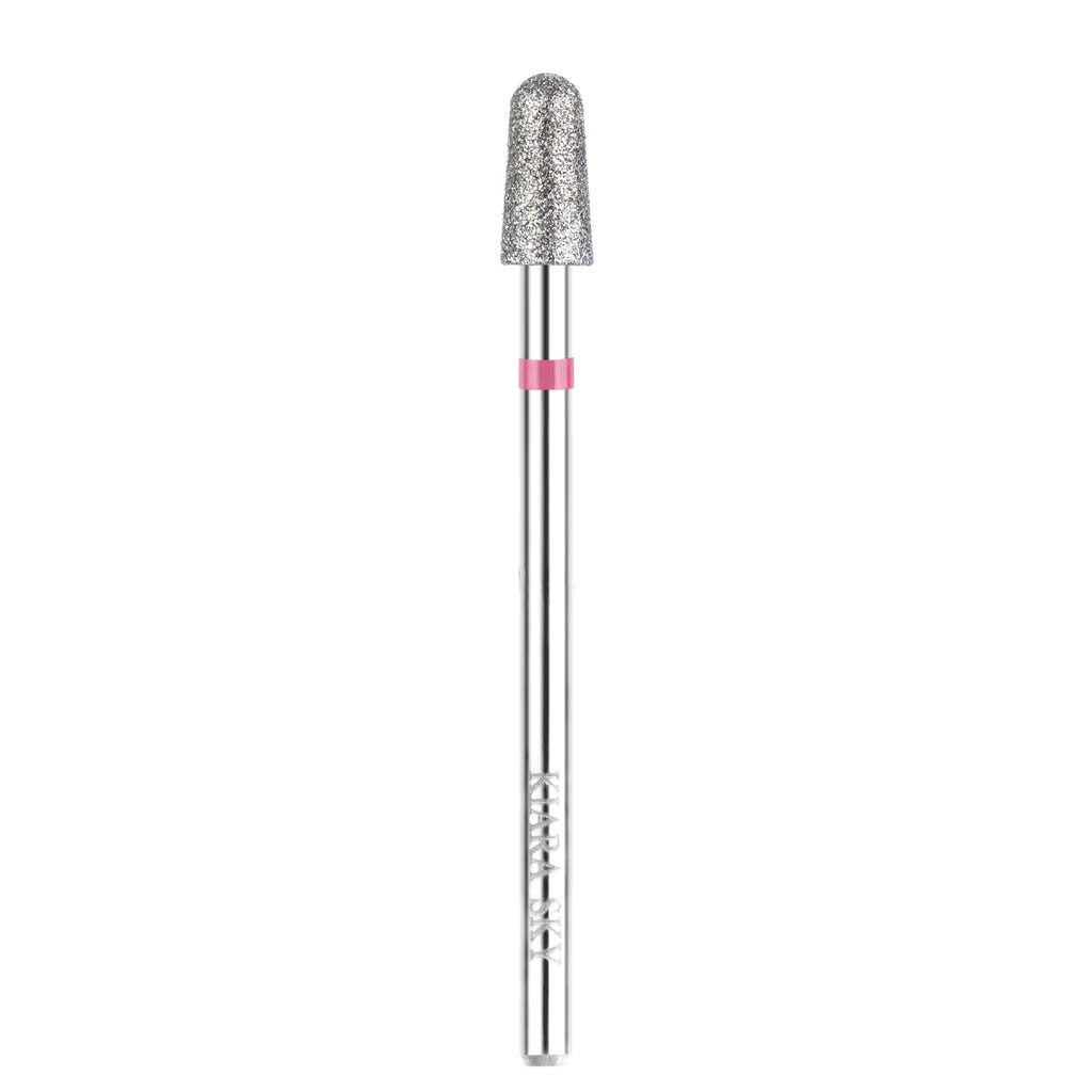 Drill Bit Conical Round Shape Medium Silver 3/32" Diamond Nail Supplies