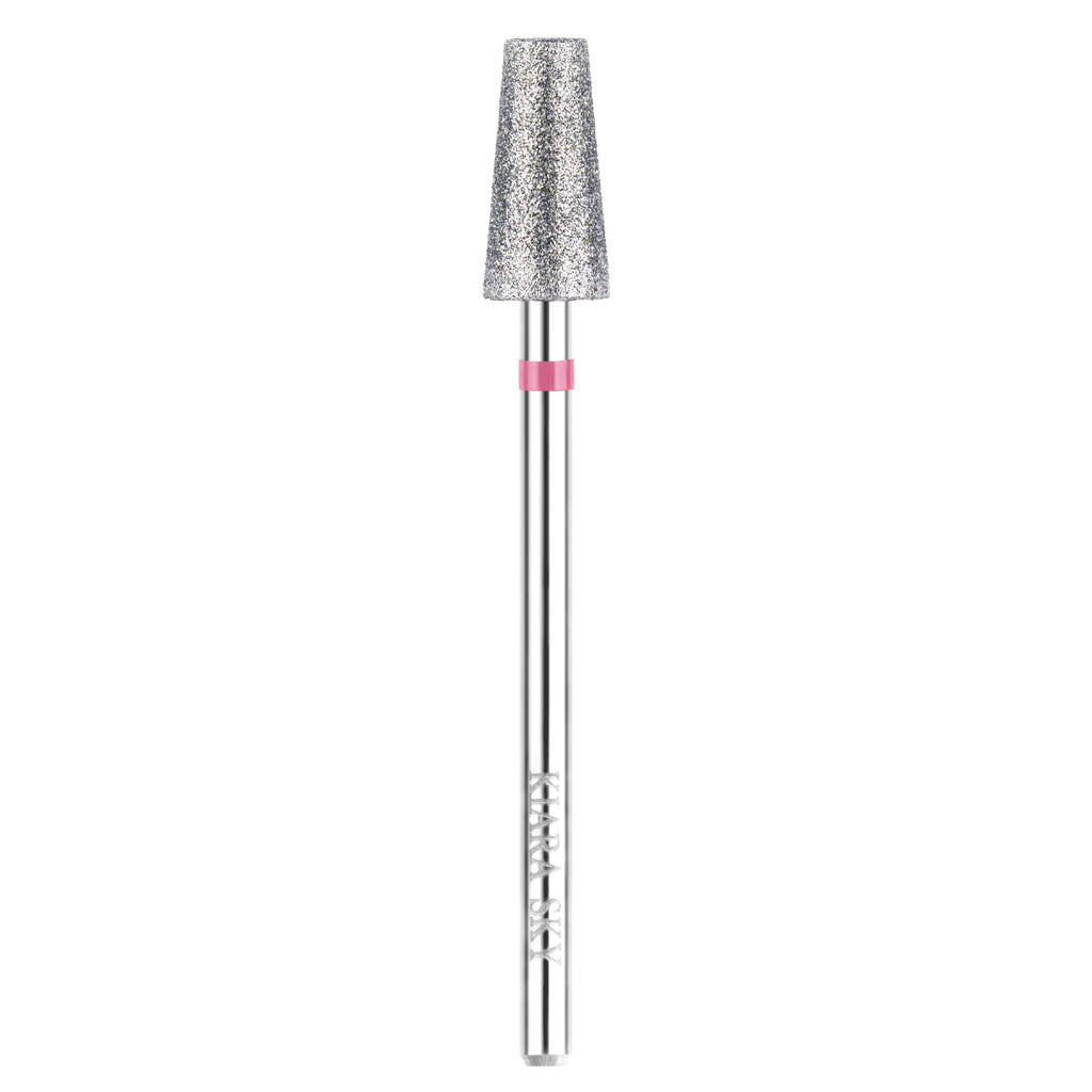 Drill Bit Tapered Barrel Medium Silver 3/32" Diamond Nail Supplies